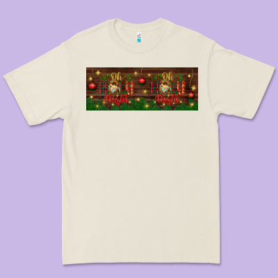 Oh Holy Night Premium Tee Designed By Bundleandbundleshop