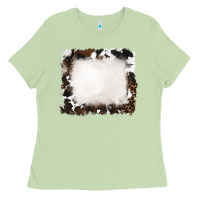 Matcha cowhide frames background Ladies Tee - RanaPortraitStore