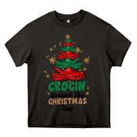 Asphalt crocin around the christmas tree Heavy Core Tee - MaliasSmallBusiness