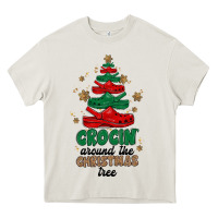 Crocin Around The Christmas Tree Heavy Core Tee | Teevron