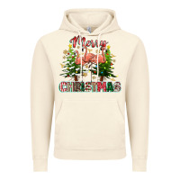 Vintage Artic Merry Christmas flamingo Vintage Hoodie - texasbilliewilder