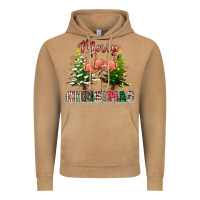 Vintage Camel Merry Christmas flamingo Vintage Hoodie - texasbilliewilder