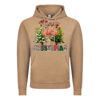 Vintage Coffee Merry Christmas flamingo Vintage Hoodie - texasbilliewilder