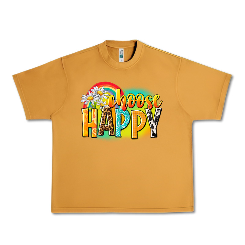 Choose Happy Urban Heavy Tee by NancyCooperArtShop | Teevron