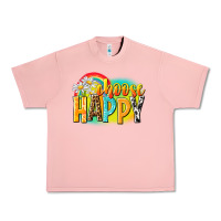 Salmon Choose happy Urban Heavy Tee - NancyCooperArtShop