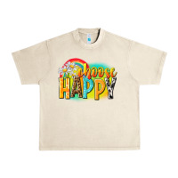 Sandshell Choose happy Urban Heavy Tee - NancyCooperArtShop