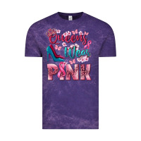Cloud Purple Queens wear pink Breast Cancer Vintage Tee - NancyCooperArtShop