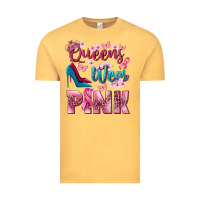 Vintage Mustard Queens wear pink Breast Cancer Vintage Tee - NancyCooperArtShop