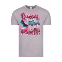 Vintage Zinc Queens wear pink Breast Cancer Vintage Tee - NancyCooperArtShop