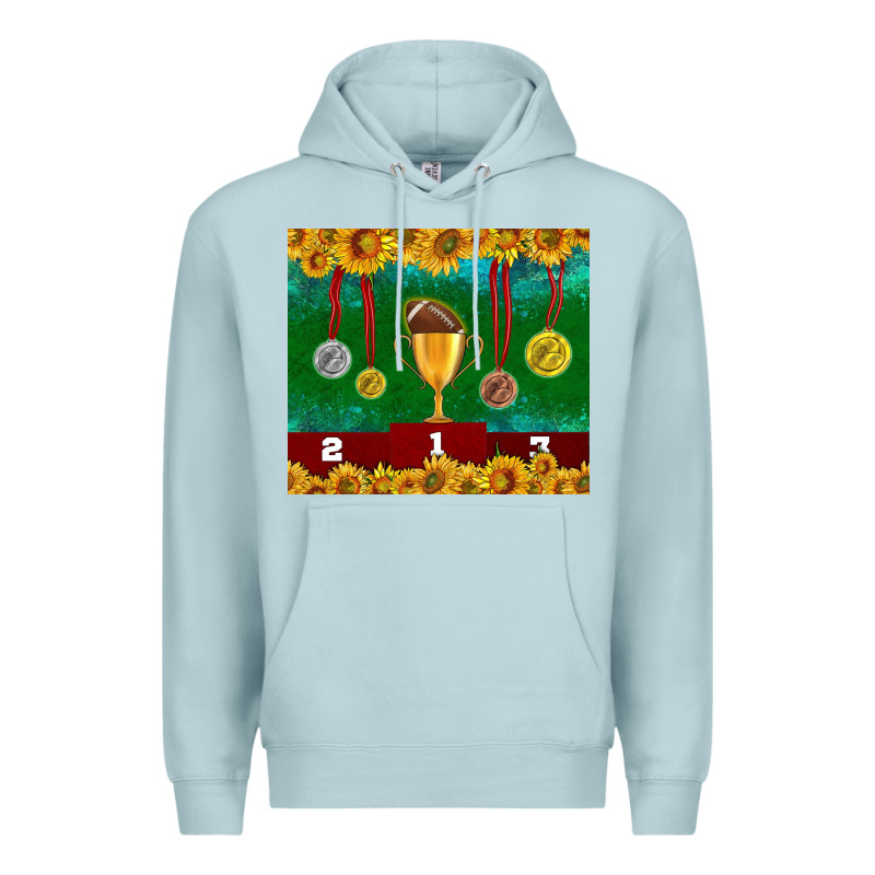 American Football Trophy Cup And Medal Tumbler Premium Hoodie by BundleAndBundleShop | Teevron