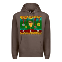 Coffee american football trophy cup and medal tumbler Premium Hoodie - BundleAndBundleShop