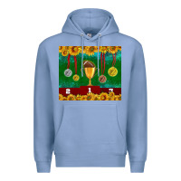 Colony Blue american football trophy cup and medal tumbler Premium Hoodie - BundleAndBundleShop