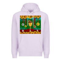 Lilac american football trophy cup and medal tumbler Premium Hoodie - BundleAndBundleShop