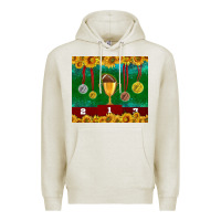 Oatmeal Heather american football trophy cup and medal tumbler Premium Hoodie - BundleAndBundleShop