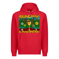 Red american football trophy cup and medal tumbler Premium Hoodie - BundleAndBundleShop