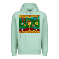 Seafoam american football trophy cup and medal tumbler Premium Hoodie - BundleAndBundleShop
