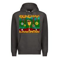 Smoke american football trophy cup and medal tumbler Premium Hoodie - BundleAndBundleShop