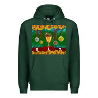 Sports Green american football trophy cup and medal tumbler Premium Hoodie - BundleAndBundleShop