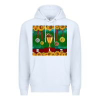 White american football trophy cup and medal tumbler Premium Hoodie - BundleAndBundleShop