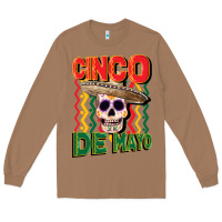 Toasted Coconut cinco de mayo with skull Long Sleeve Tee - CowGirlArtShop