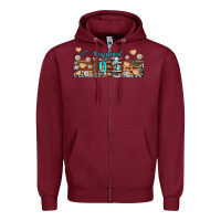 Burgundy registered nurse libbey glass Zipper Hoodie - BundleAndBundleShop