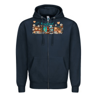 Navy registered nurse libbey glass Zipper Hoodie - BundleAndBundleShop