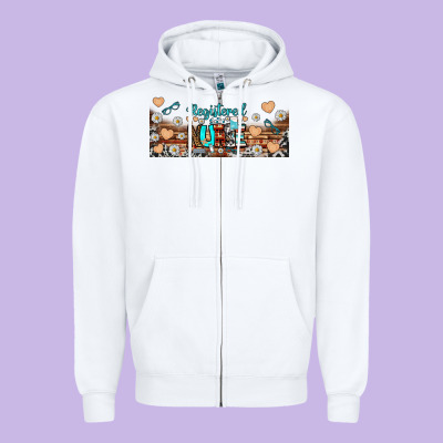 Registered Nurse Libbey Glass Zipper Hoodie Designed By Bundleandbundleshop