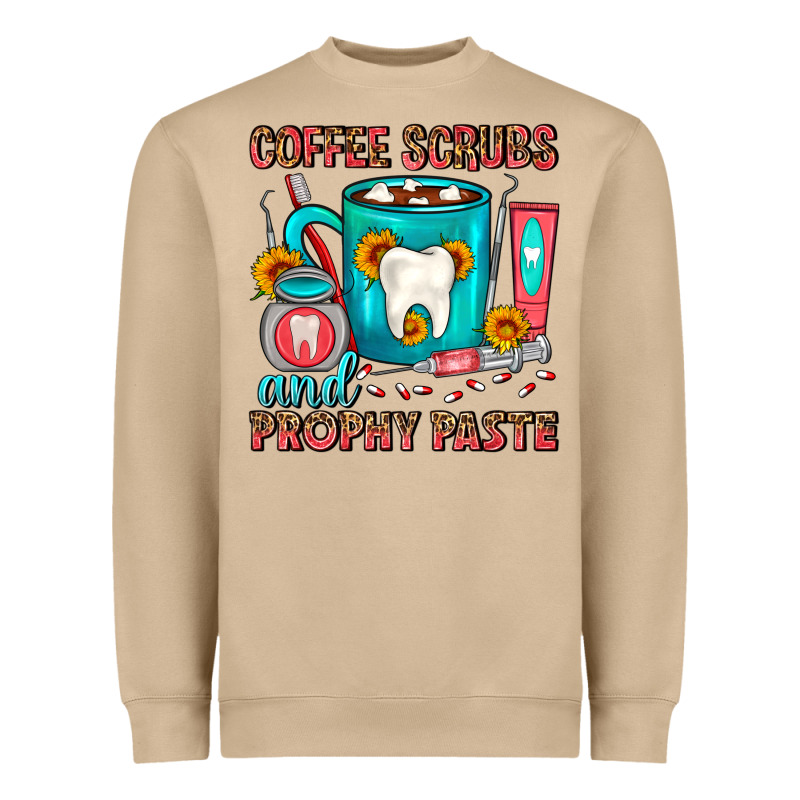 Coffee Scrubs And Prophy Paste Dentist Coffee Heavyweight Sweatshirt by FaDigitalArtStudio | Teevron