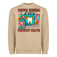 Mushroom Coffee Scrubs And Prophy Paste Dentist Coffee Heavyweight Sweatshirt - FaDigitalArtStudio