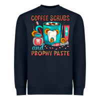 Navy Coffee Scrubs And Prophy Paste Dentist Coffee Heavyweight Sweatshirt - FaDigitalArtStudio