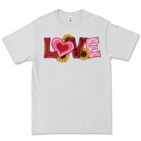 Dove Grey valentines day love sunflowers Premium Tee - RanaPortraitStore