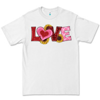 White valentines day love sunflowers Premium Tee - RanaPortraitStore