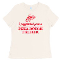 Bone piggybacked from a pizza dough freezer Ladies Tee - tuanDangUi