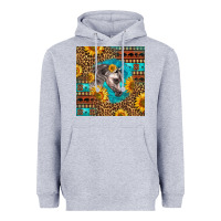 Heather Grey arabian horse Heavyweight Hoodie - LillyAllenDesigns