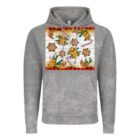 Cloud Rock Christmas gingerbread cookies and candy cane Vintage Hoodie - NancyCooperArtShop