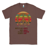 Chestnut Birthplace Earth Race Human Peace Sign Hippie Classic Tee - Bettercallsaul