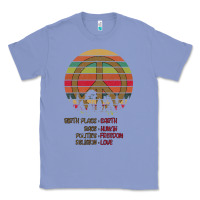 Colony Blue Birthplace Earth Race Human Peace Sign Hippie Classic Tee - Bettercallsaul