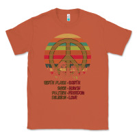 Copper Birthplace Earth Race Human Peace Sign Hippie Classic Tee - Bettercallsaul