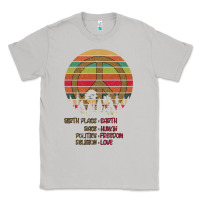 Moon Dust Birthplace Earth Race Human Peace Sign Hippie Classic Tee - Bettercallsaul