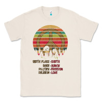 Natural Birthplace Earth Race Human Peace Sign Hippie Classic Tee - Bettercallsaul