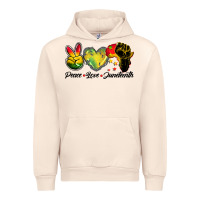 Sandshell peace love juneteenth Urban Hoodie - BarkalooDesign