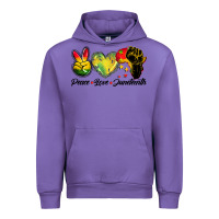 Tulip peace love juneteenth Urban Hoodie - BarkalooDesign