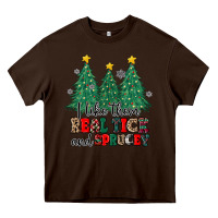 Chocolate Brown i like they real thick and sprucey Heavy Core Tee - MaliasSmallBusiness