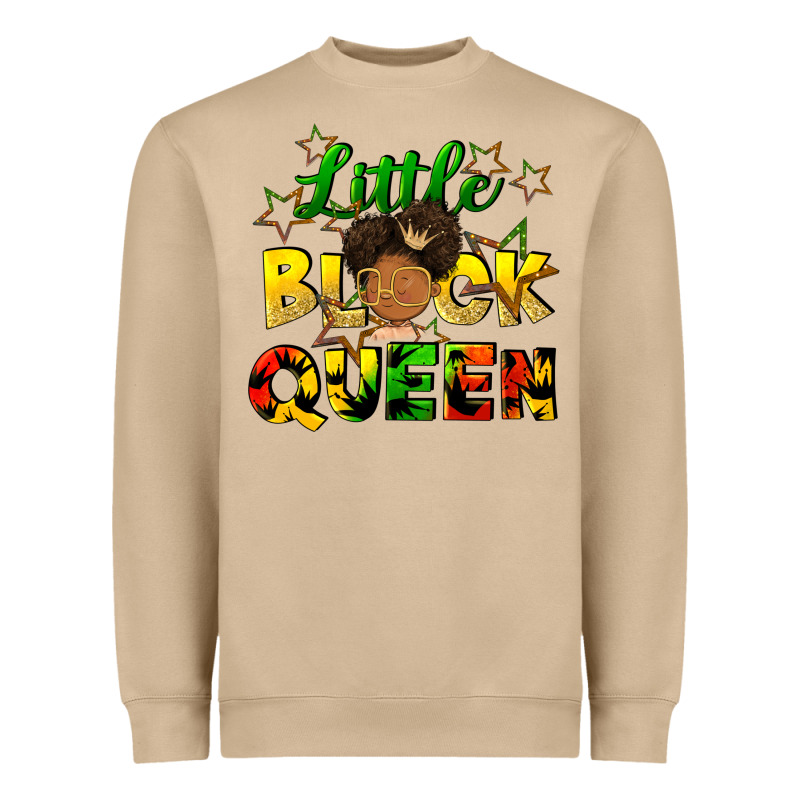 Little Black Queen Heavyweight Sweatshirt by FaDigitalArtStudio | Teevron