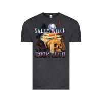 Vintage Black Salem Witch Book Club Vintage Tee - texasbilliewilder