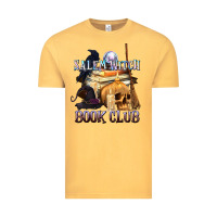 Vintage Mustard Salem Witch Book Club Vintage Tee - texasbilliewilder