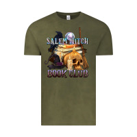 Vintage Olive Salem Witch Book Club Vintage Tee - texasbilliewilder