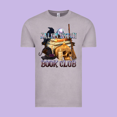 Salem Witch Book Club Vintage Tee Designed By Texasbilliewilder