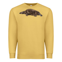 Antique Gold Platypus Premium Sweatshirt - LillyAllenDesigns
