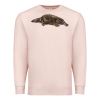 Pale Pink Platypus Premium Sweatshirt - LillyAllenDesigns